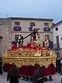 El Cristo de la Vera+Cruz tras pasar la Puerta de Úbeda