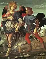 Tobías y el ángel de Verrocchio