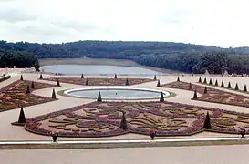 Vista del jardín meridional.