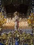 Virgen de la Esperanza de la semana santa de Málaga.