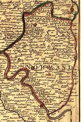 Mapa histórico (1716)