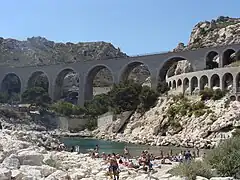 Viaducto de Corbière, Marsella-L'Estaques (1915)