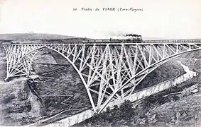 Viaducto del Viaur acabado.