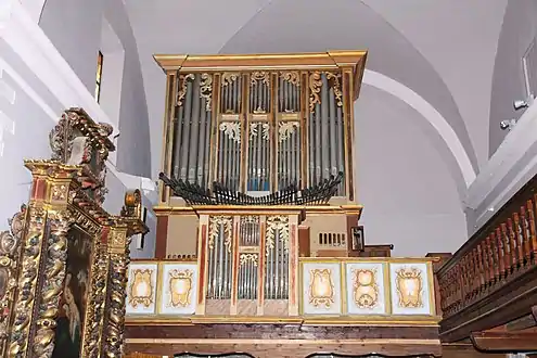 Órgano de la iglesia.