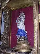 Virgen encinta en la iglesia de San Juan de los Remedios (Cuba).