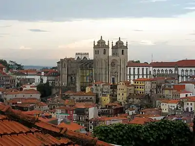 Vista desde el centro de la ciudad.