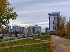 Vista de la avenida Marx desde el Parque Victoria