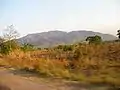 Vista de la Meseta Zomba desde la autovía.