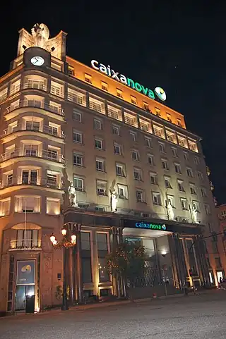 Edificio de la sede social de Caixanova.