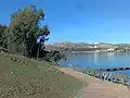 Vista del río Guadiana desde la localidad