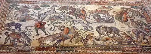 Mosaico, Villa de La Olmeda.