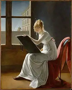 Retrato de la señorita Charlotte du Val d'Ognes (1801), de Marie-Denise Villers, Metropolitan Museum of Art, Nueva York