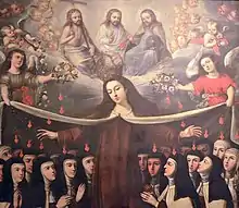 Virgen del Carmen por Isabel de Santiago