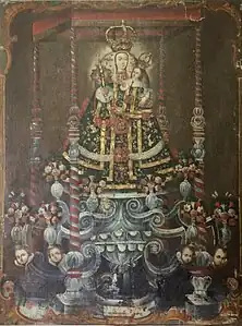 Virgen del Rosario. Museo del convento.