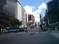 Vista de la llamada Milla de Oro en la Avenida