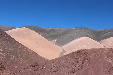 Cordillera del lado Argentino.