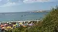 Vista desde Playa Canelillo hacia Islote Pájaros Niños