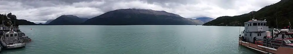 Puerto Bahamóndez, Lago O'Higgins, último kilómetro de Carretera Austral.