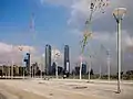 Sanhattan desde el Parque Bicentenario, Vitacura