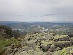 Vista hacia el mar desde el Adarra