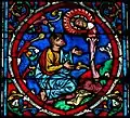 Vitral de Notre-Dame de París, ca. 1869, Neogótico.
