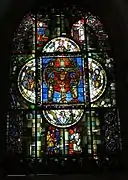 Vitral de la Redención, catedral de Saint-Étienne (Châlons-en-Champagne), 1155.