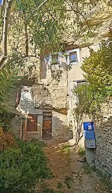 Vivienda troglodítica en Amboise, Francia