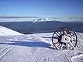 Vista del volcán Calbuco, desde el volcán Osorno