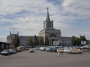 Vista de la estación central de trenes hacia 2005