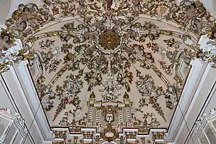Bóveda barroca del presbiterio
