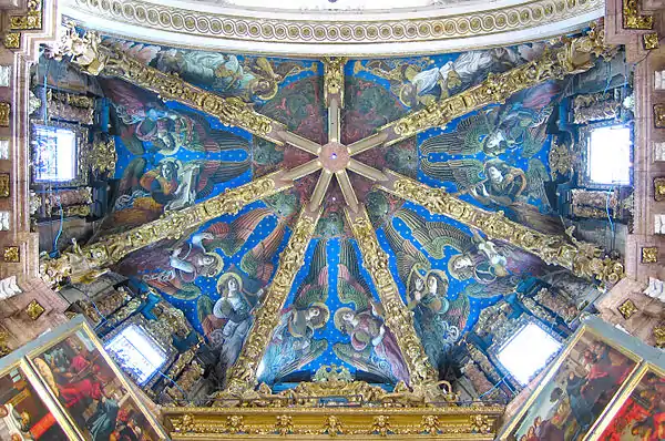 Bóveda del altar mayor de la catedral de Valencia