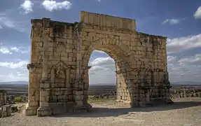 cara norte del Arco de Caracalla