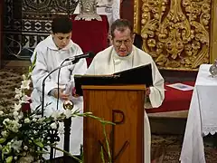 Lectura del voto en el Domingo de Milagros