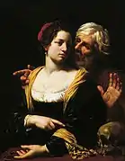 La pareja mal emparejada (1621), de Simon Vouet, Museo Nacional de Varsovia