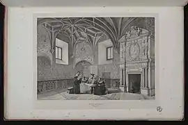 El interior del Petit Consistoire (la sala donde se reunían los capitouls) tal y como era.