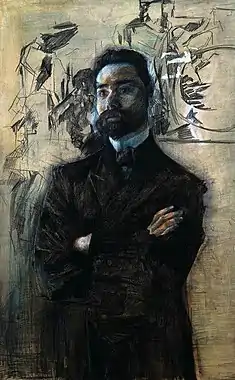 Retrato de Valeri Briúsov. 1906