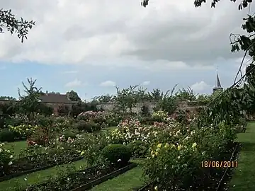 El conjunto de la rosaleda.