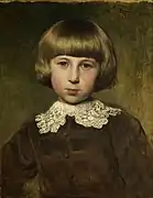 Retrato de Władek - hijo del pintor Władysław Szerner, 1879