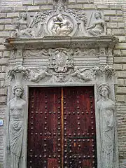 Portada del Colegio de Infantes (Toledo), de Villalpando.