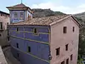 Casa de los Navarro Arzuriaga conocida como “Casa azul”.