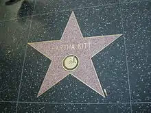 Paseo de la fama, Eartha Kitt