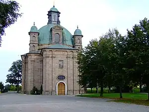 Iglesia de peregrinación Maria Hilf (Freystadt), vista desde el oeste