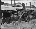 Diseño de avión de J. Walter Christie en el Belmont Park Meet.