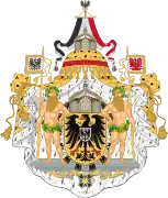 Escudo "Grande" del II Imperio Alemán (1871-1918).