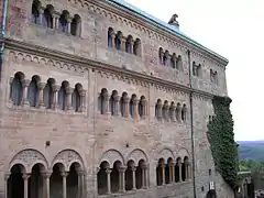 Palas del castillo de Wartburg.