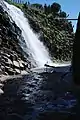 Tercera cascada y puente colgante.