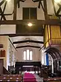 Interior de la iglesia de Santa Margarita de Antioquía, East Wellow.