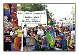 Manifestación del orgullo gay.