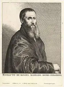 Aguafuerte de Wenzel Hollar (según el retrato de Tiziano)