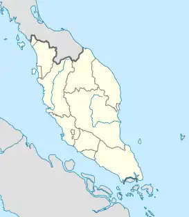 Kota Tinggi ubicada en Malasia Peninsular